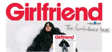 Ayesha Madon on the cover of Girlfriend magazine. Photographed by Alex Wall